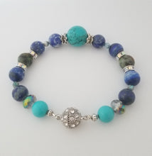 Load image into Gallery viewer, Magnetic Blue Necklace Set