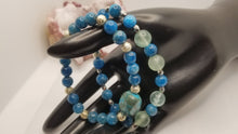 Load image into Gallery viewer, Apatite, Jasper and Fluorite bracelets
