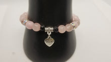 Load image into Gallery viewer, Rose Quartz and Purple Agate Bracelet
