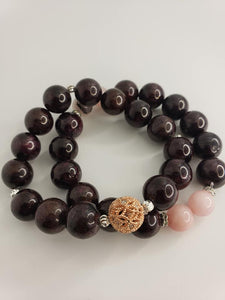 Garnet Bracelet Set