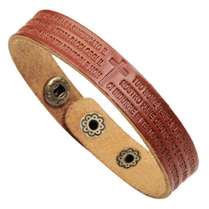 Prayer Leather Bracelets