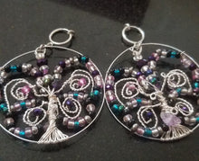 Load image into Gallery viewer, Purple Butterfly Earrings
